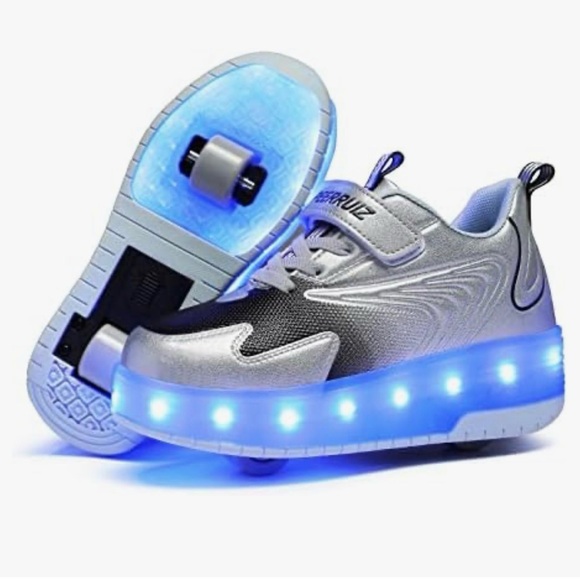 JIANDIAN Peerruiz Other - Peerruiz LED USB Chargeable Adult Heely’s Multi-Colored Lights Size 41 Unisez